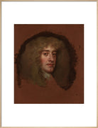 King James II Portrait Print (Art print, Extra large, Natural frame)