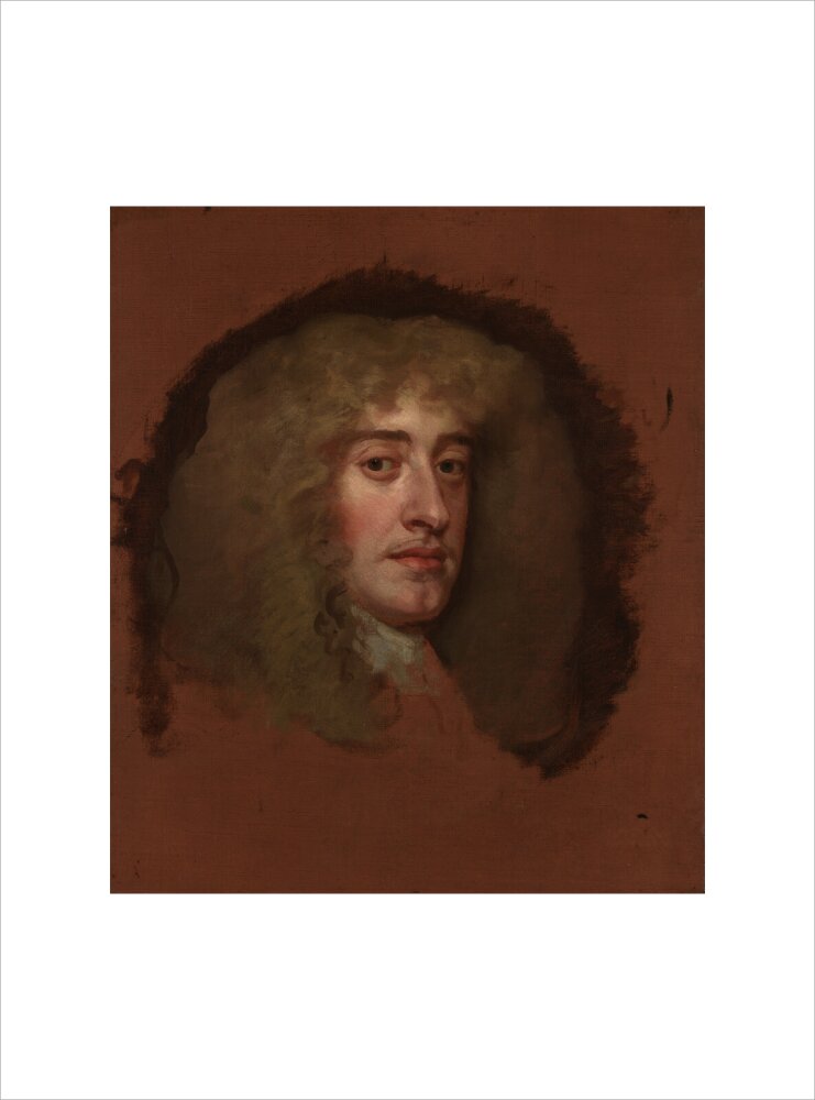 King james ii portrait print (art print, large, no frame)