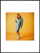 Lulu Portrait Print (Art print, Large, Black frame)