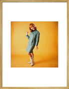 Lulu Portrait Print (Art print, Large, Gold frame)