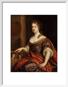 Mary Beale Portrait Print (Art print, Small, White frame)