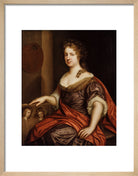 Mary Beale Portrait Print (Art print, Small, Natural frame)