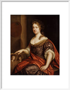 Mary Beale Portrait Print (Art print, Medium, White frame)