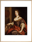 Mary Beale Portrait Print (Art print, Medium, Natural frame)