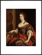 Mary Beale Portrait Print (Art print, Large, Black frame)