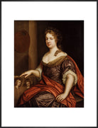 Mary Beale Portrait Print (Art print, Extra large, Black frame)
