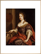 Mary Beale Portrait Print (Art print, Extra large, Natural frame)