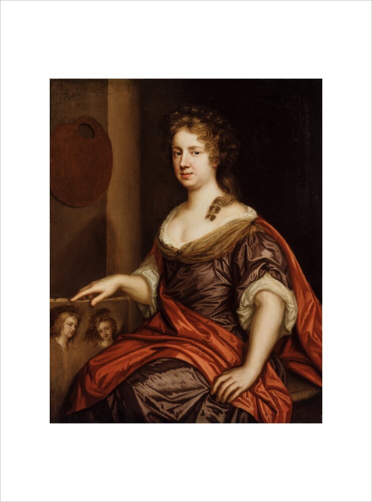 Mary beale portrait print (art print, medium, no frame)