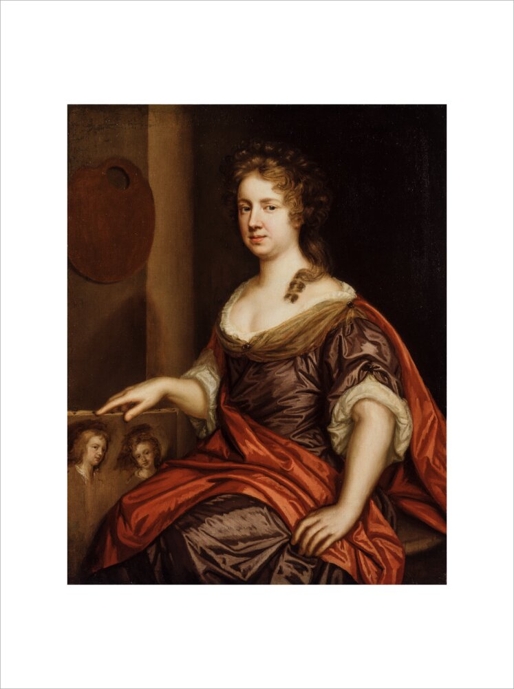 Mary beale portrait print (art print, extra large, no frame)