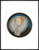 Mary Herbert, Countess of Pembroke Portrait Print (Art print, Medium, Black frame)
