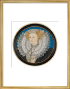 Mary Herbert, Countess of Pembroke Portrait Print (Art print, Medium, Gold frame)