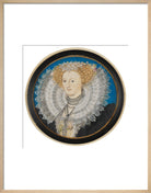 Mary Herbert, Countess of Pembroke Portrait Print (Art print, Medium, Natural frame)