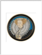 Mary Herbert, Countess of Pembroke Portrait Print (Art print, Large, White frame)