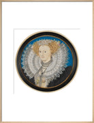 Mary Herbert, Countess of Pembroke Portrait Print (Art print, Large, Natural frame)