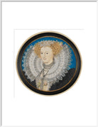 Mary Herbert, Countess of Pembroke Portrait Print (Art print, Extra large, White frame)