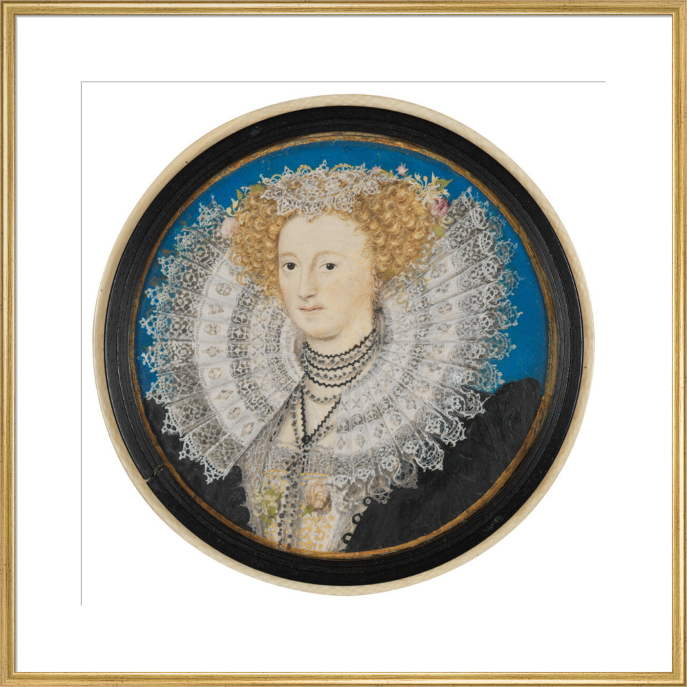 Mary herbert, countess of pembroke portrait print (art print, extra large, gold frame)