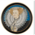 Mary Herbert, Countess of Pembroke Portrait Print (Stretched canvas, Large, No frame)
