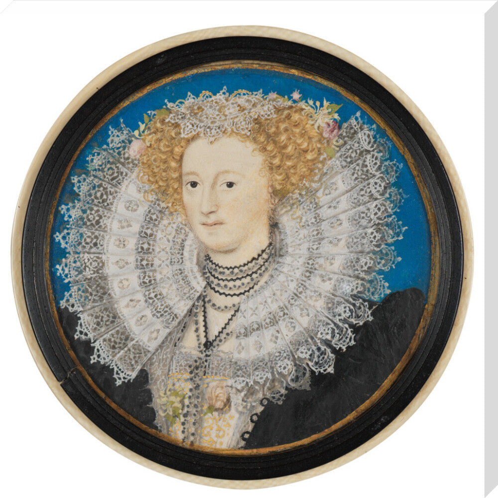 Mary herbert, countess of pembroke portrait print (stretched canvas, extra large, no frame)