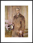Neville Chamberlain Portrait Print (Art print, Medium, Black frame)