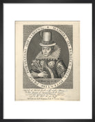 Pocahontas Portrait Print (Art print, Small, Black frame)