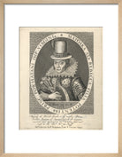Pocahontas Portrait Print (Art print, Small, Natural frame)