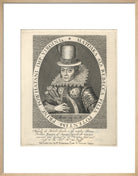 Pocahontas Portrait Print (Art print, Medium, Natural frame)