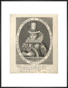 Pocahontas Portrait Print (Art print, Large, Black frame)