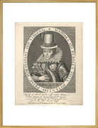 Pocahontas Portrait Print (Art print, Extra large, Gold frame)