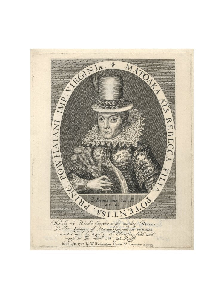 Pocahontas portrait print (art print, extra large, no frame)