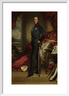 Prince Albert of Saxe-Coburg and Gotha Portrait Print (Art print, Small, White frame)