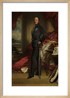 Prince Albert of Saxe-Coburg and Gotha Portrait Print (Art print, Small, Natural frame)