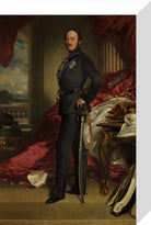 Prince Albert of Saxe-Coburg and Gotha Portrait Print (Stretched canvas, Small, No frame)