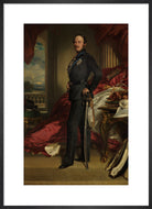 Prince Albert of Saxe-Coburg and Gotha Portrait Print (Art print, Medium, Black frame)