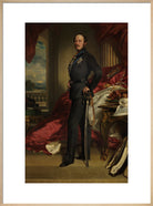 Prince Albert of Saxe-Coburg and Gotha Portrait Print (Art print, Large, Natural frame)