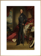 Prince Albert of Saxe-Coburg and Gotha Portrait Print (Art print, Extra large, Natural frame)