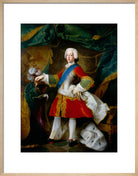 Prince Charles Edward Stuart Portrait Print (Art print, Medium, Natural frame)