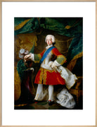 Prince Charles Edward Stuart Portrait Print (Art print, Large, Natural frame)
