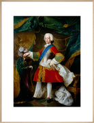 Prince Charles Edward Stuart Portrait Print (Art print, Extra large, Natural frame)