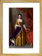 Queen Anne Portrait Print (Art print, Small, Gold frame)