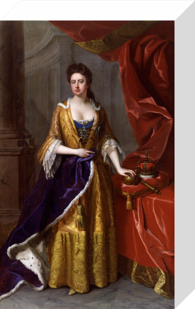 Queen anne portrait print (stretched canvas, small, no frame)