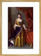 Queen Anne Portrait Print (Art print, Medium, Gold frame)