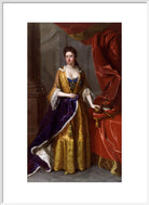 Queen Anne Portrait Print (Art print, Large, White frame)
