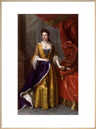 Queen Anne Portrait Print (Art print, Extra large, Natural frame)