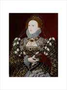 Queen Elizabeth I Portrait Print (Art print, Extra large, No frame)