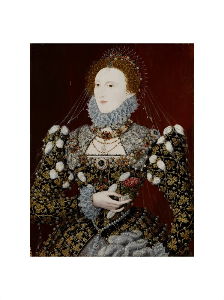 Queen elizabeth i portrait print (art print, extra large, no frame)
