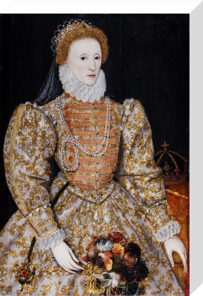 Queen elizabeth i portrait print (stretched canvas, medium, no frame)