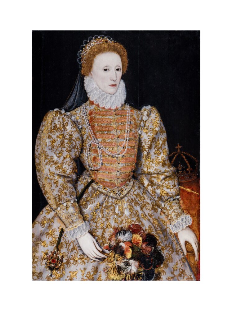 Queen elizabeth i portrait print (art print, extra large, no frame)