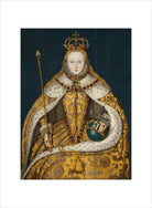 Queen Elizabeth I Portrait Print (Art print, Small, No frame)