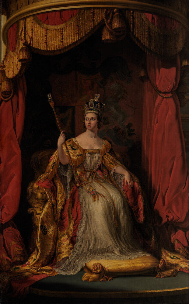 Queen victoria portrait print