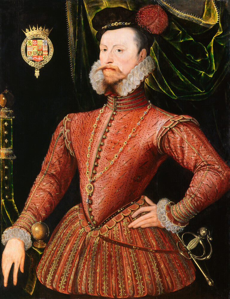 Robert dudley, earl of leicester portrait print